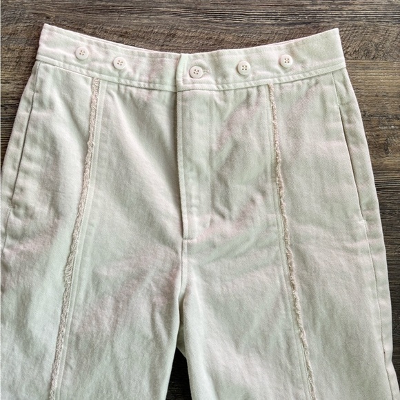 Vintage White High Waisted Denim Pants - Picture 3 of 5